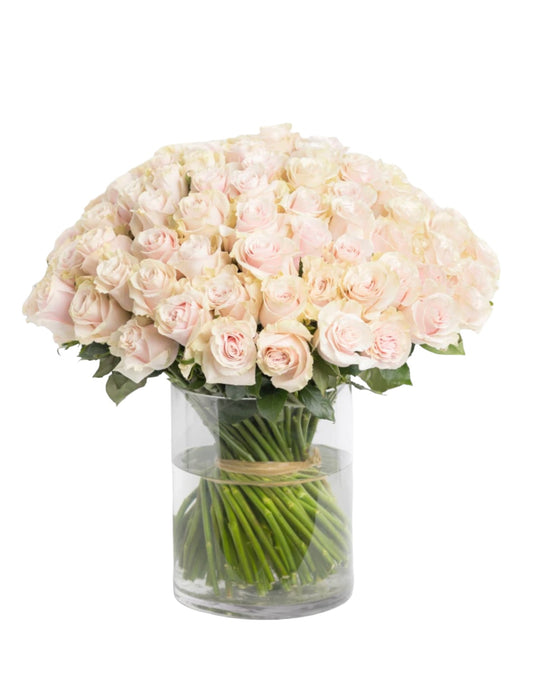 Sweet Pink Rose Vase